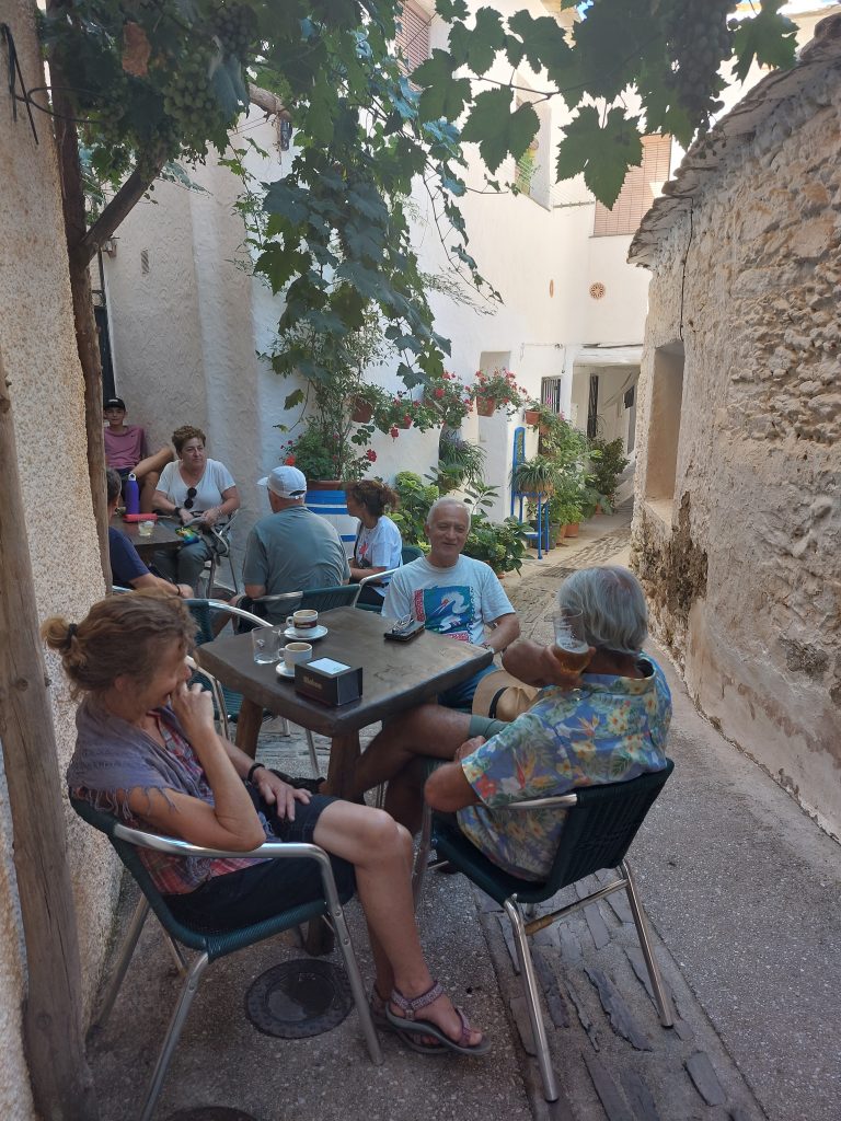 One of the many bars and alleyways in Pampaneira.