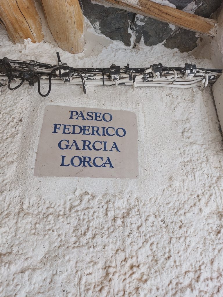 A lovely walkway in Pampaneira dedicated to the poet Federico Garcia Lorca.
